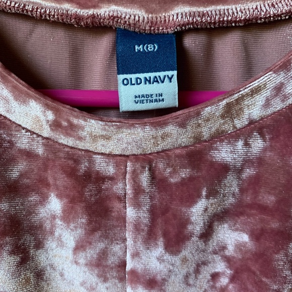 NWT Old Navy velvet long sleeve kids top. Size 8. - Picture 3 of 6